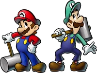Mario and Luigi are playable characters in .