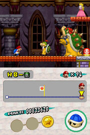 NSMB Screenshot Bowser und Bowser Jr