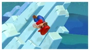 Mario Preforming a Triple Jump in New Super Mario Bros. U.