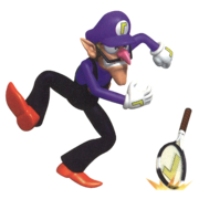 Waluigi dans Mario Tennis (Nintendo 64)