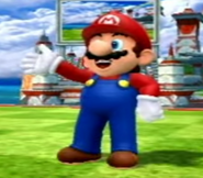 Mario waving