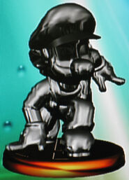 Metal Mario trophy (SSBM)