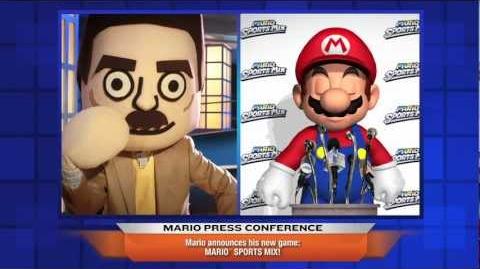 Mario Sports Mix Press Conference