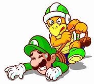 Hermano Martillo torturando a Luigi