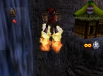 DK64 Screenshot Kristall Kaverne Diddy Kong Bananen 9