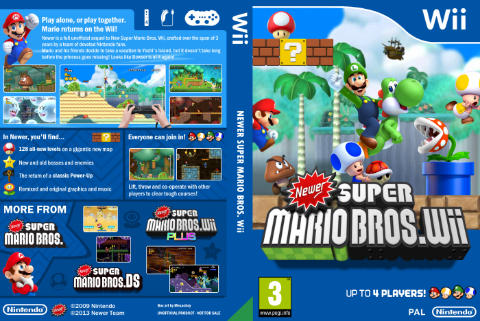 El código de New Super Mario Bros. Wii revela una aparente