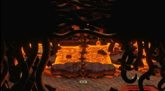 SMBW Screenshot Magma-Tiefen