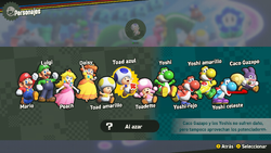 Elenco de personajes jugables