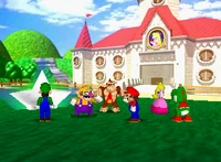 Mario and his friends find the Millennium Star.