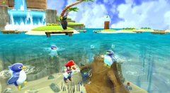 Pingüinos en Super Mario Galaxy