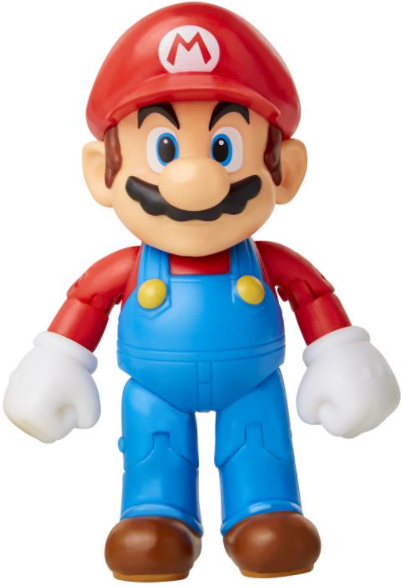 Raccoon Mario w/ Super Leaf 4-inch Articulated Figure - JAKKS Pacific, Inc.