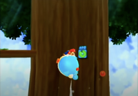 Balloon Cyan Yoshi Up
