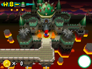 The level, as seen from the world map
