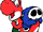 SMW2 Artwork Roter Yoshi 2.png