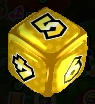 Gold Dice Block