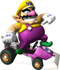 Artwork de Wario de Mario Kart DS