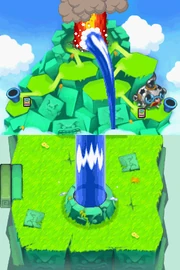 M&L2 Screenshot Steinblock-Vulkan