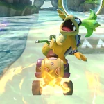 MK8 Screenshot Iggy Koopa Sprungturbo Bike 1