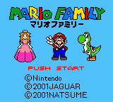 Title Screen - Mario Family