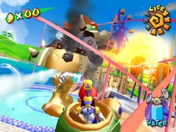 SMS Screenshot Der Auftritt von Robo-Bowser