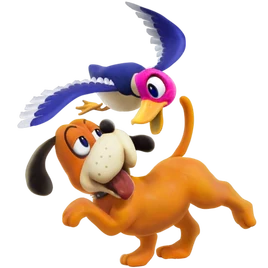 SSB4 Artwork Duck Hunt Duo