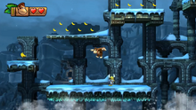 DKCTF Screenshot 6-3 Glatteistrümmer (Nähe G)