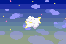 Le tortue-jet en pleine explosion.