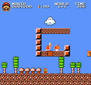 Mario en Super Mario Bros.: The Lost Levels (NES)