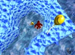 DK64 Screenshot Kristall Kaverne Donkey Kong Goldene Banane 3