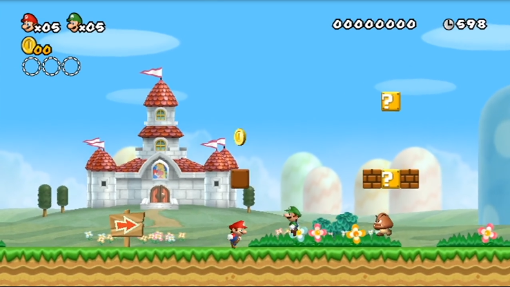 new super mario bros wii world 1