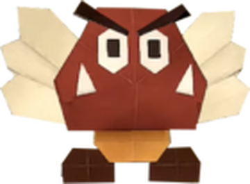 Origami Paragoomba | MarioWiki | Fandom