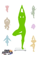 Offizielles Wallpaper der Wii Fit-Trainerin