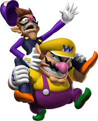 Wario and Waluigi Artwork - Mario Party 7