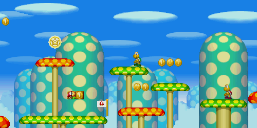 World 1-3 (New Super Mario Bros. Wii) - Super Mario Wiki, the