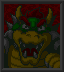 Bowser's portrait's sprite for Super Mario Bros. 3