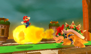 Mario fighting Bowser (E3 Tariler)