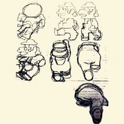 Concept art for Mario