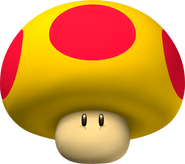 Mega Mushroom Artwork - New Super Mario Bros