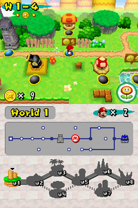 NSMB W1 map