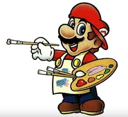 Tenue de peintre de Mario Paint.