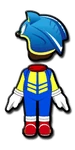 Sonic suit in Mario Kart 8