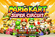 Title Screen - Alternate - Mario Kart Super Circuit