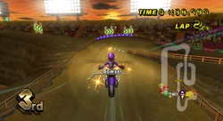 Waluigi Stadium trick MKWii