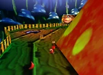 DK64 Screenshot Wunder Wald Diddy Kong Bananen 9