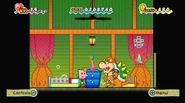 Bowser inside of an inn in Super Paper Mario