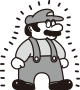 SMB Artwork Stern-Mario.png (17 KB) Stern-Mario in Super Mario Bros.