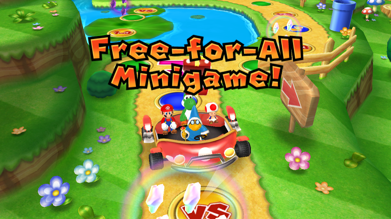 New Super Mario Bros. DS - Minigames VS - Random Minigames - 4 Players 