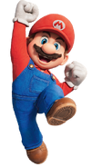 Mario, as he appeared in 2023 CGI-animated film, The Super Mario Bros. Movie'.