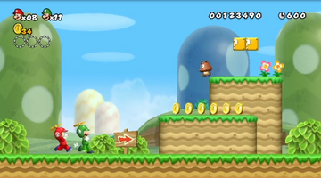 New super mario bros wii world 1 outlet