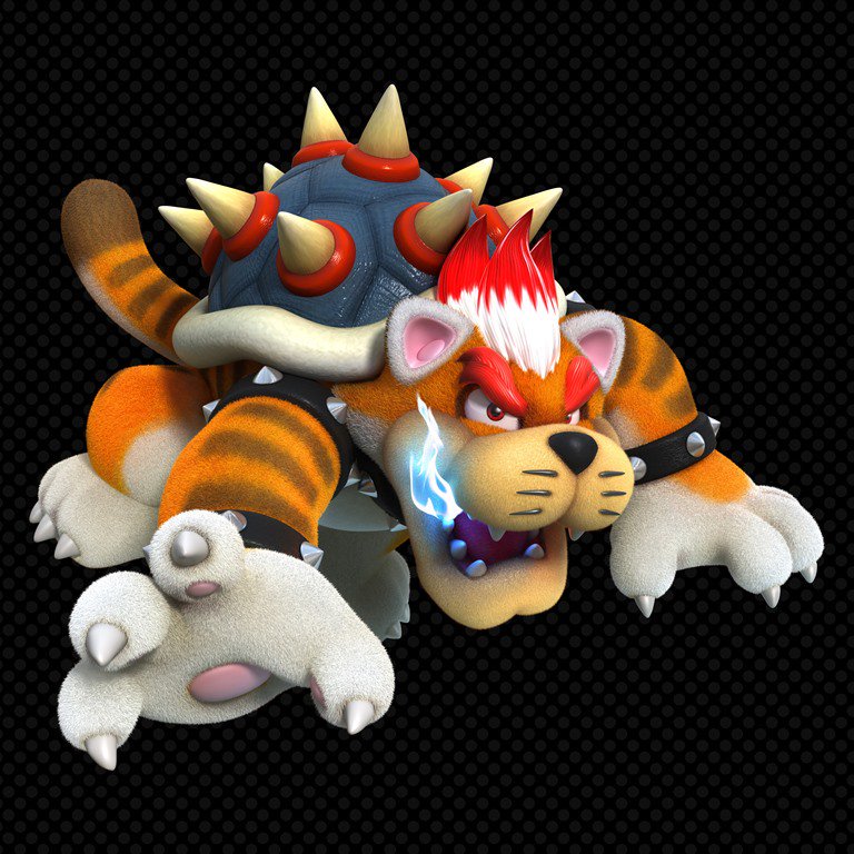 cat bowser plush